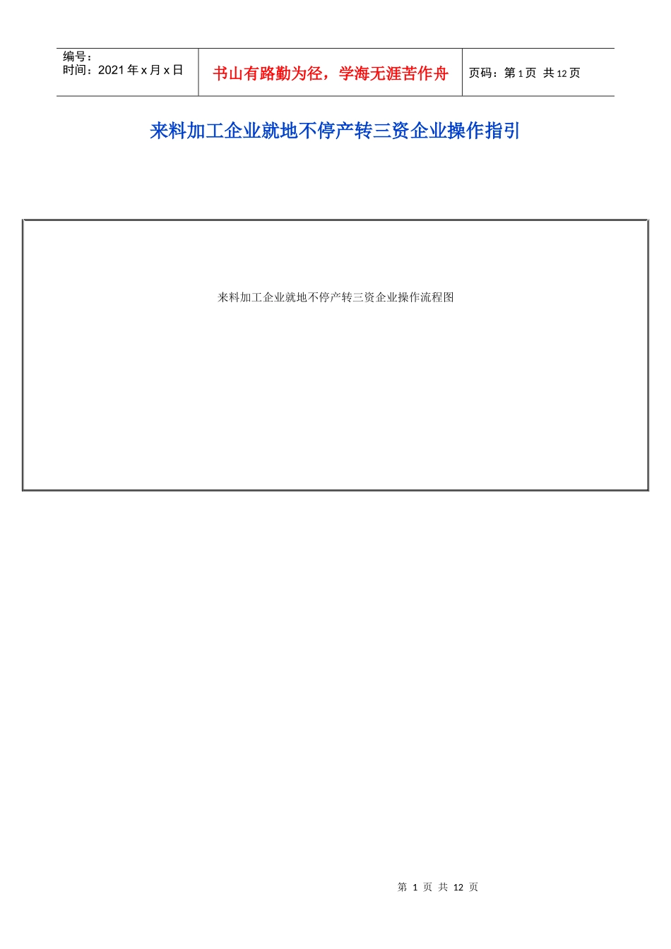 东莞市来料转三资流程_第1页