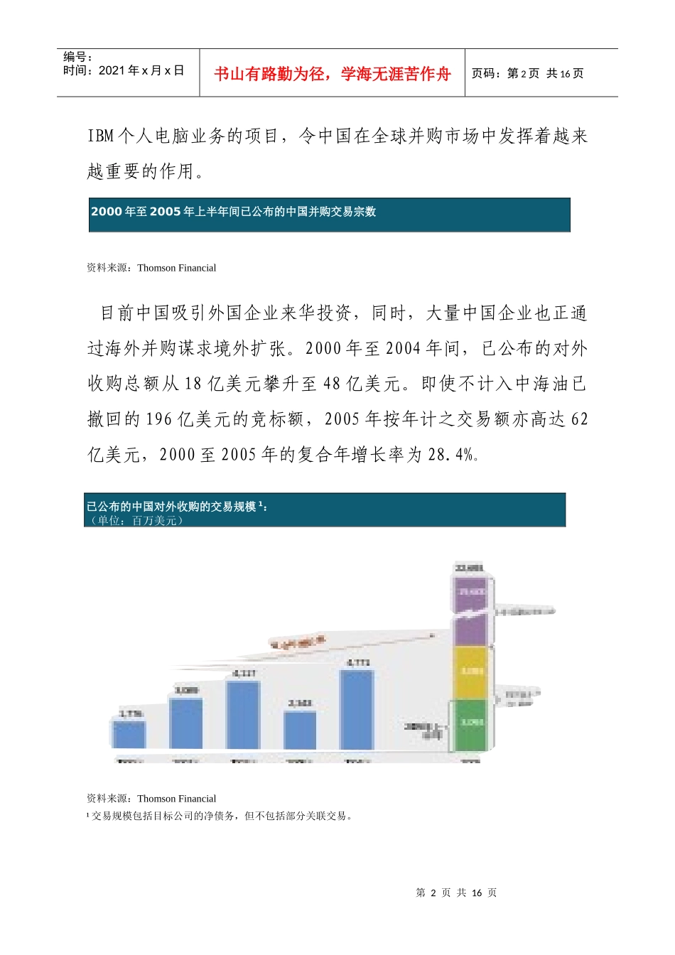 中国企业海外并购的趋势、动力和挑战研讨_第2页