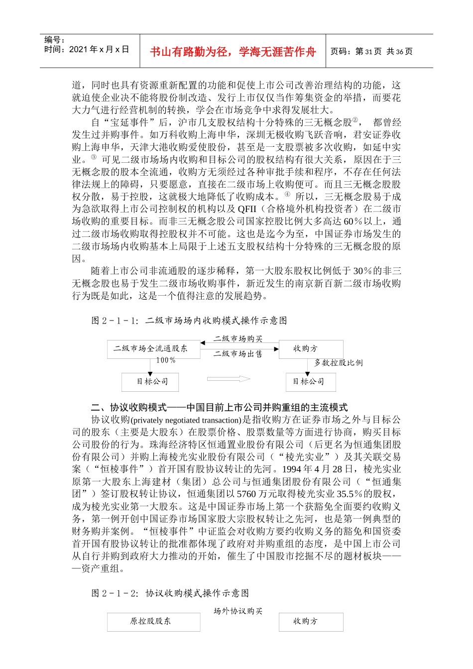 中国上市公司并购重组的模式研究（DOC44页）_第2页