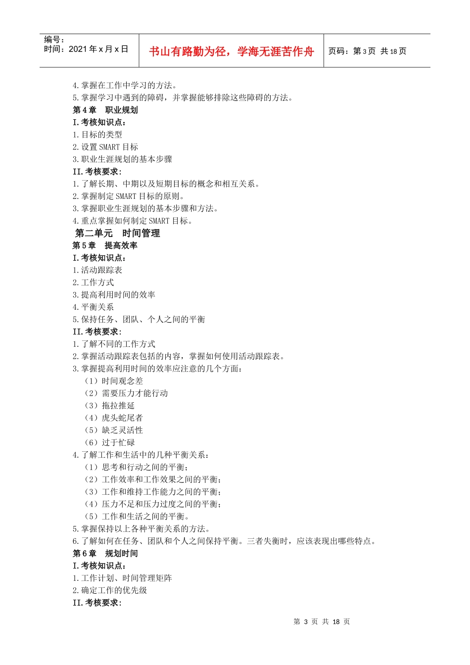 个人与团队管理考核说明书_第3页