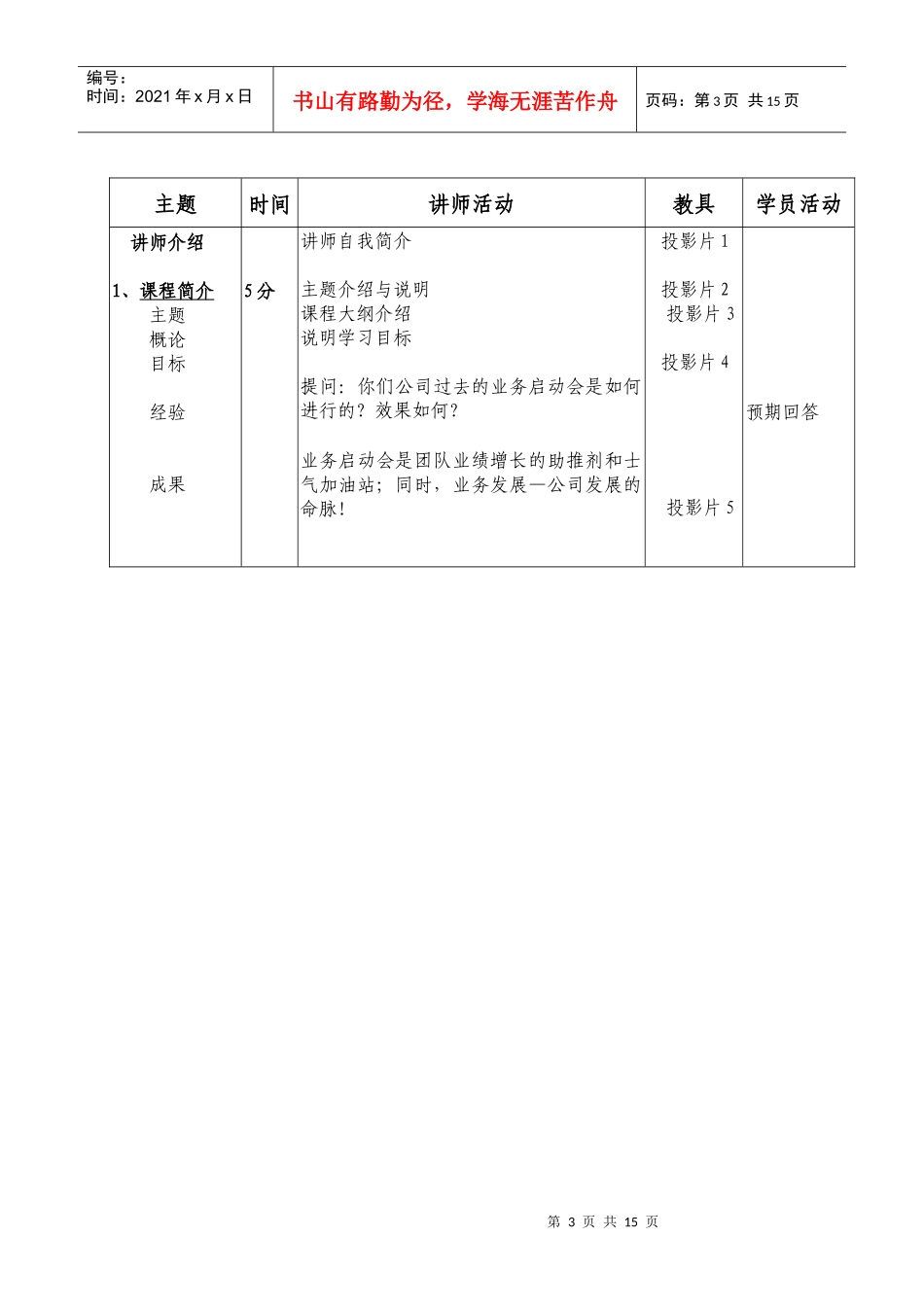 业务启动会流程与运作_第3页