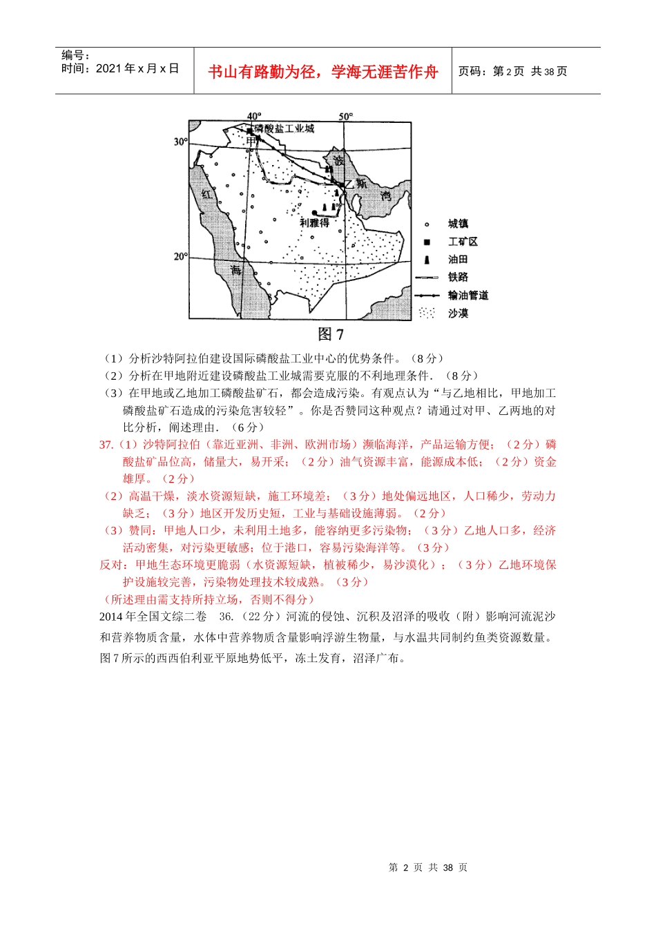 专题七区域可持续发展_第2页