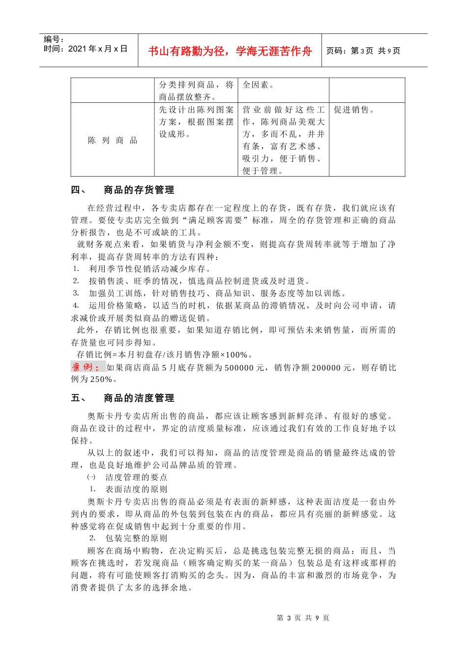 专卖店商品管理手册_第3页