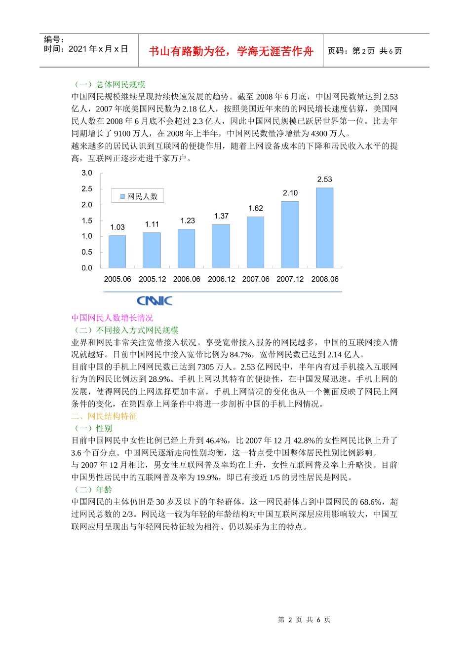 中国互联网统计报告_第2页
