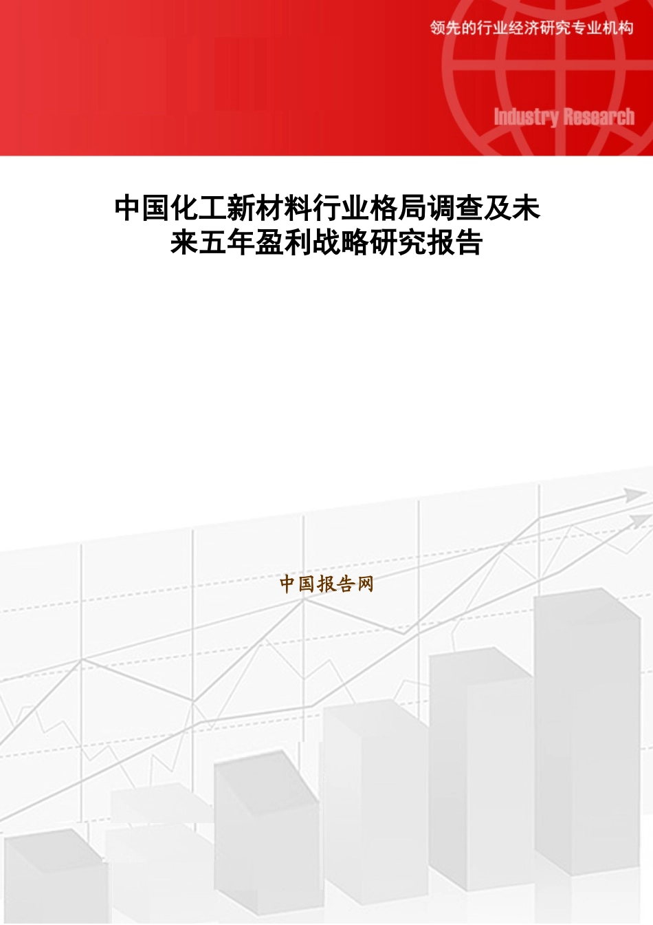 中国化工新材料行业格局调查及未来五年盈利战略研究报告_第1页