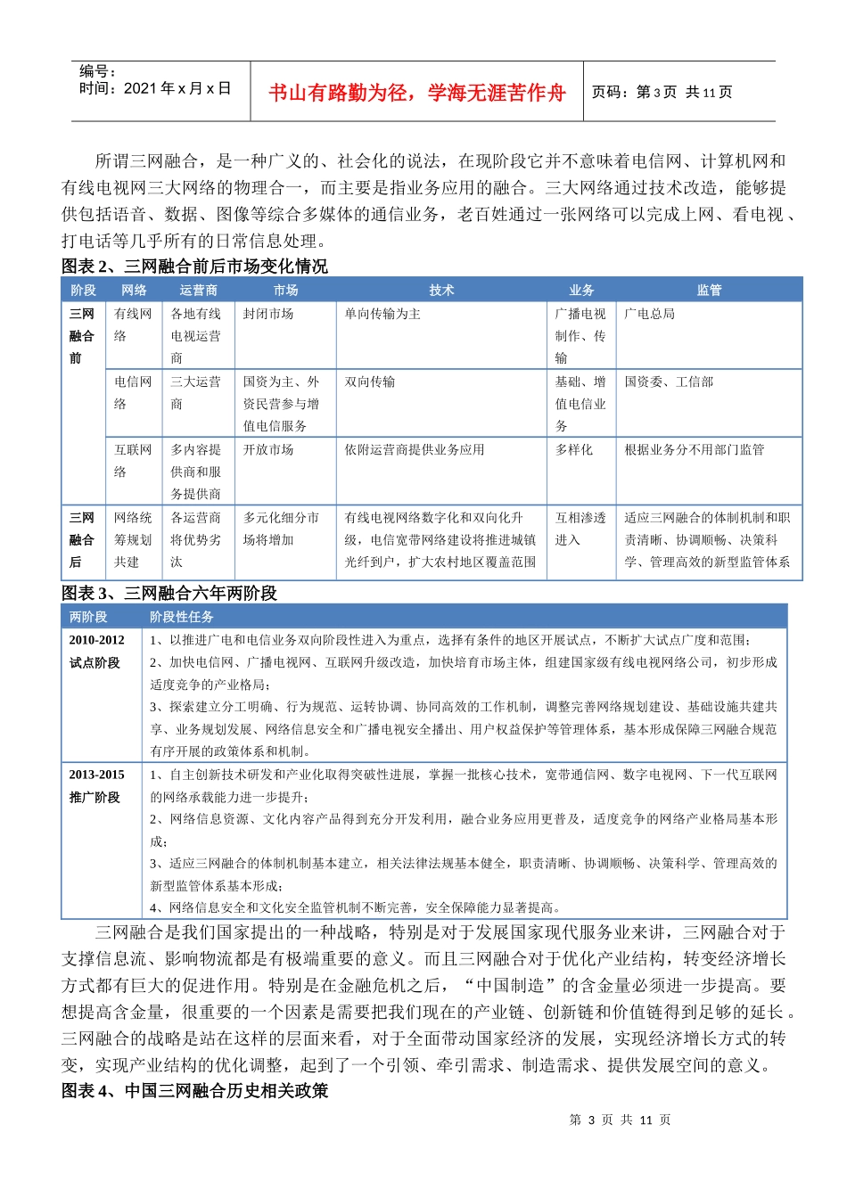 三网融合实质推进，行业闪现投资机会报告要点：1、广电取_第3页