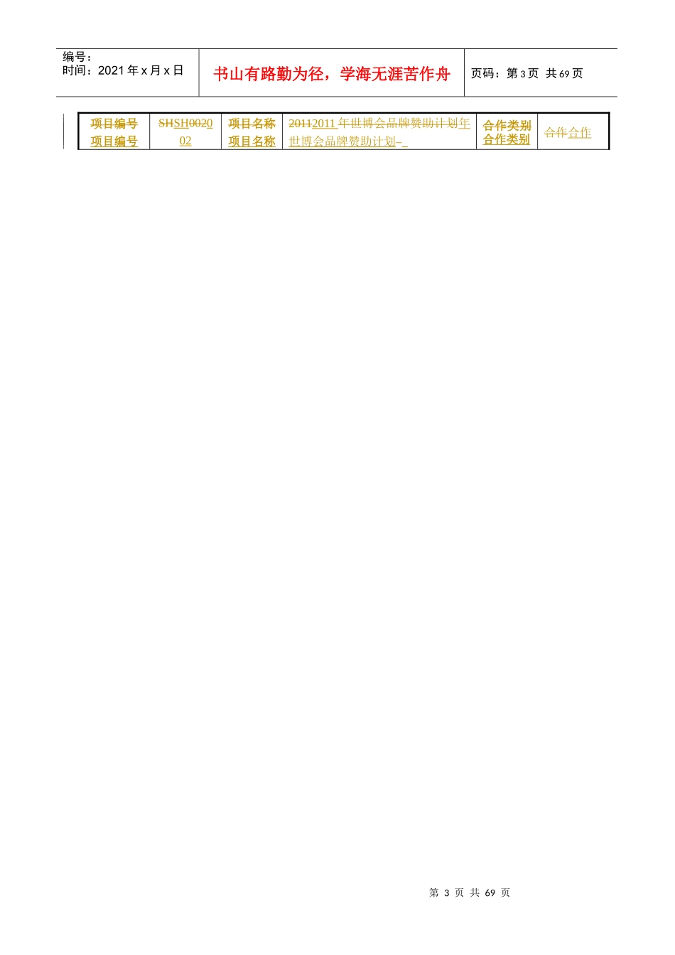 上海市第三届“华交会”招商项目研讨_第3页