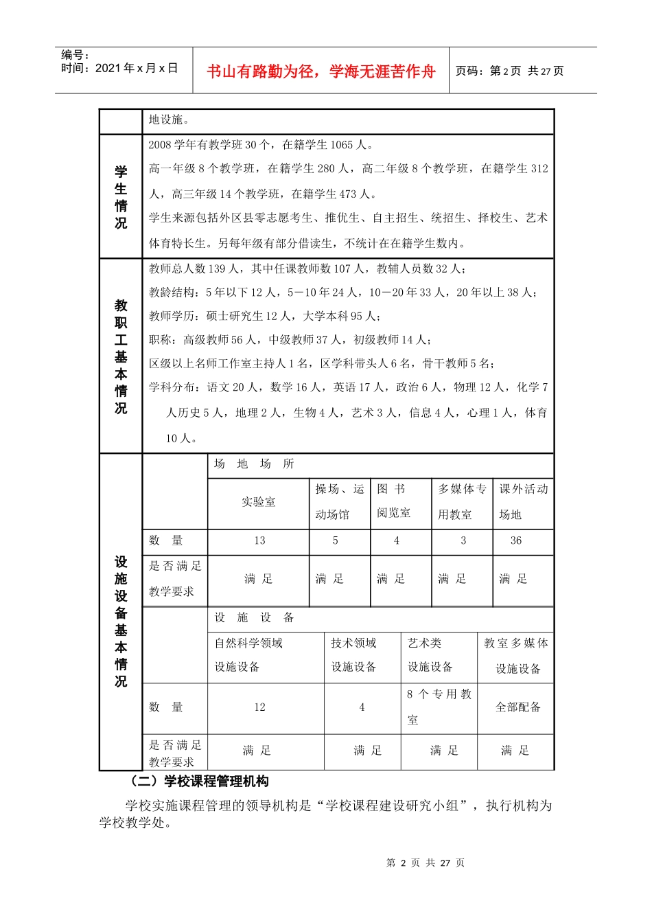 上海市大同中学课程计划(XXXX学年度)_第2页