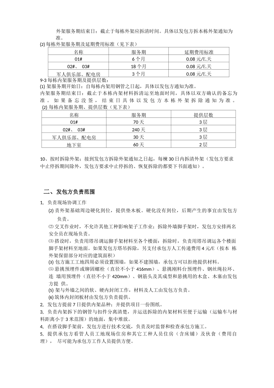 脚手架分包合同_第2页