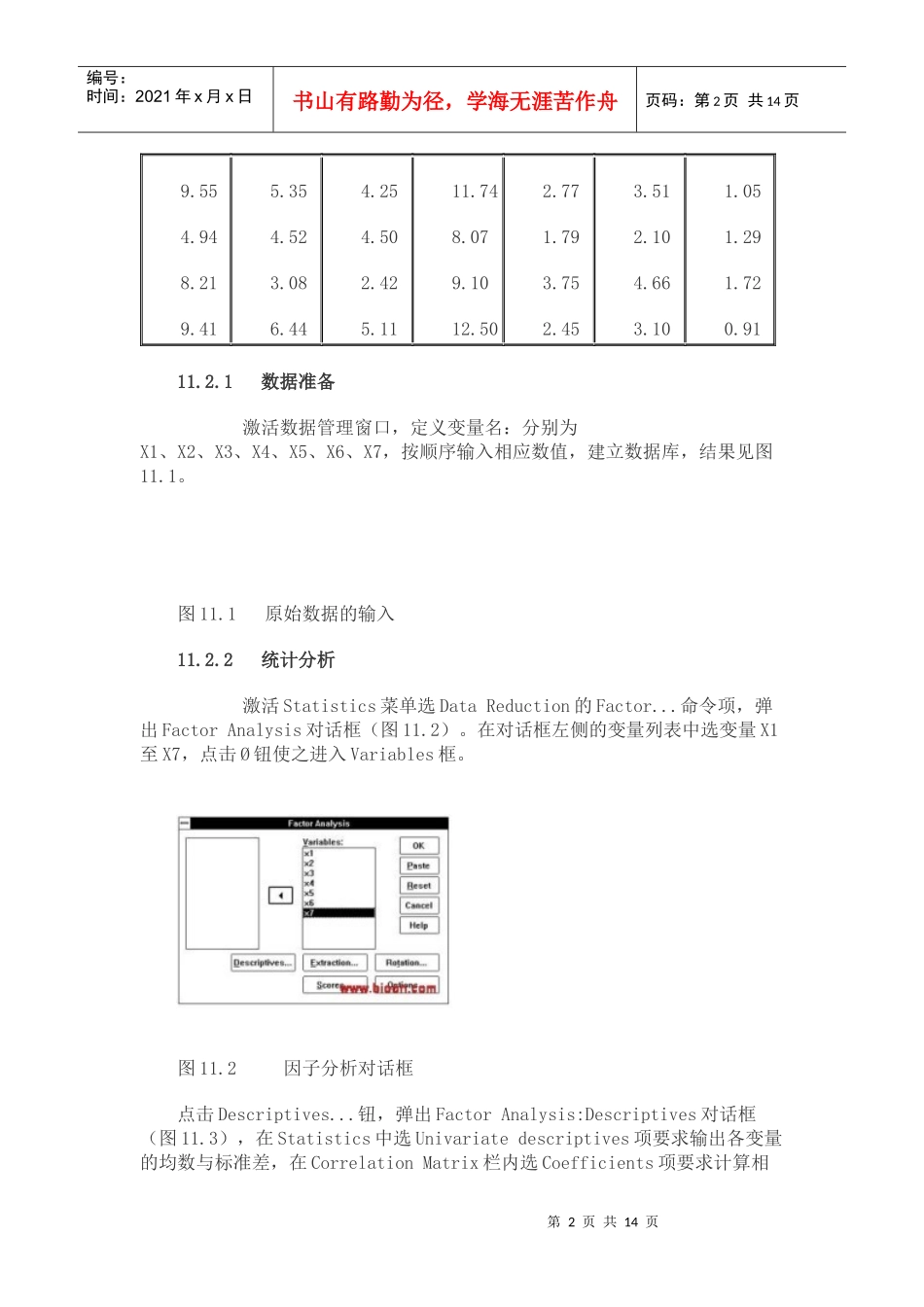 【管理学】spss因子分析案例共(13_第2页