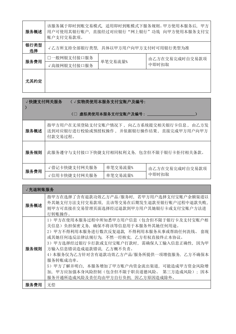 支付宝合同模板模板_第2页