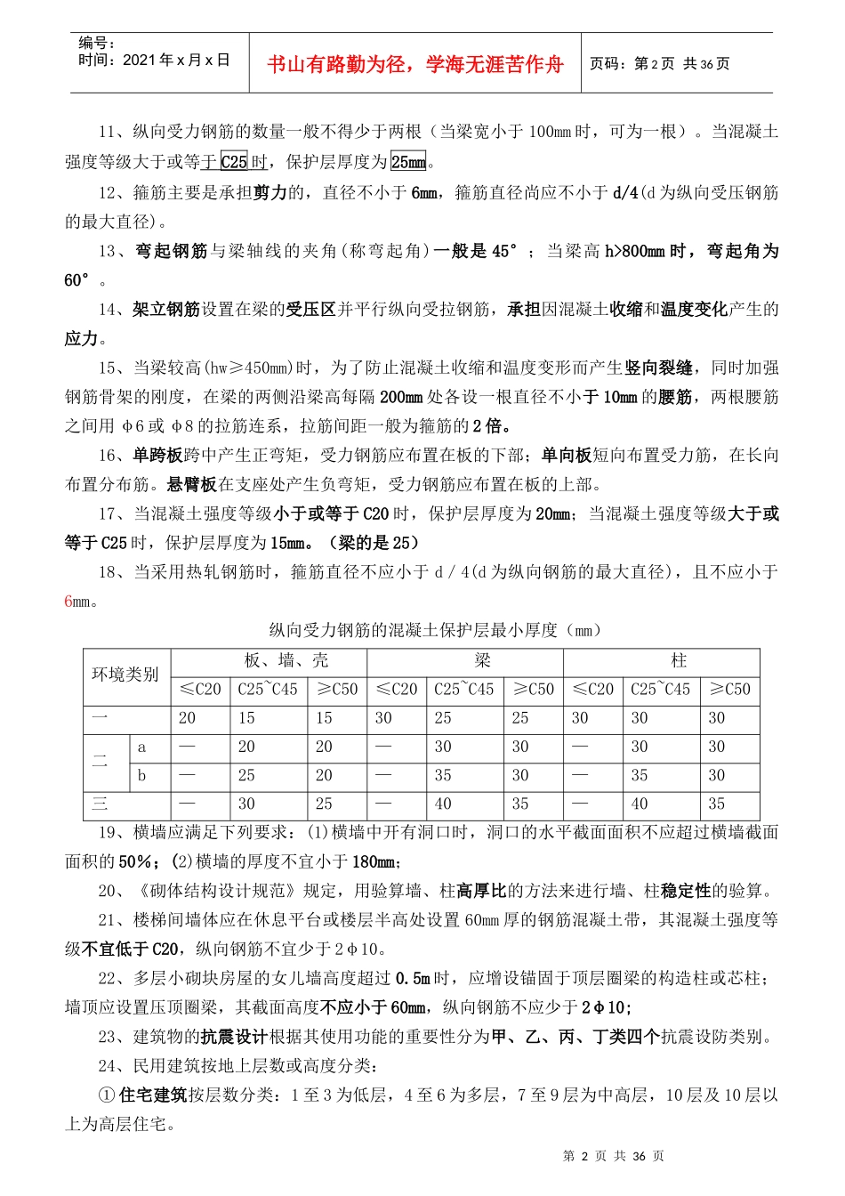 年度二级建造师《建筑工程管理与实物案列解析》_第2页