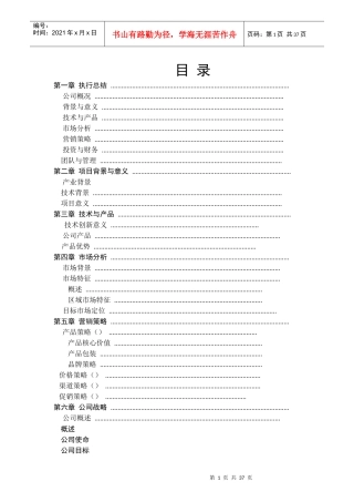 《创文智能玩具公司创意礼品项目》商业计划书4)