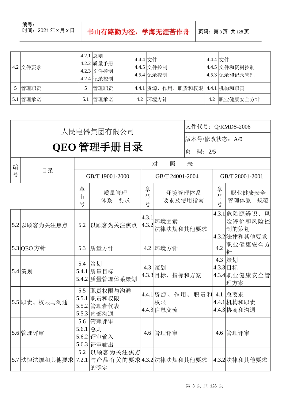 电器集团有限公司企业标准QEO管理手册doc132)1)_第3页