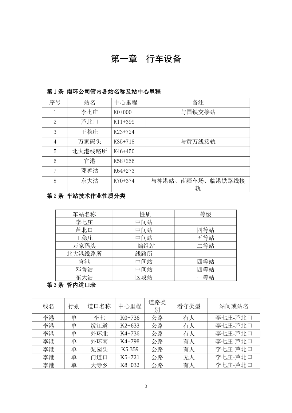《天津南环铁路有限公司行车组织细则》征求意见稿)_第3页