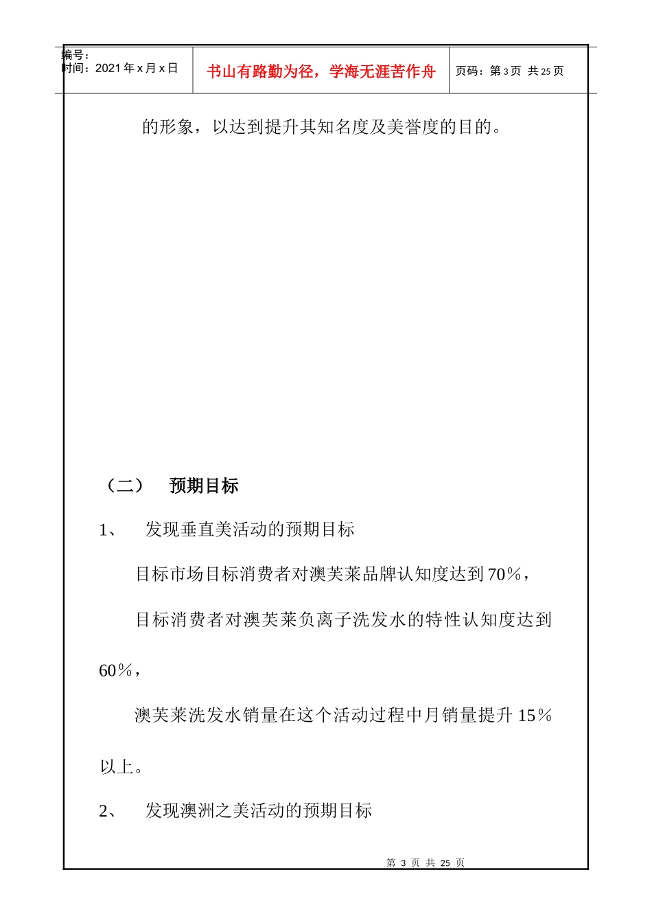 洗发水促销策划案_第3页