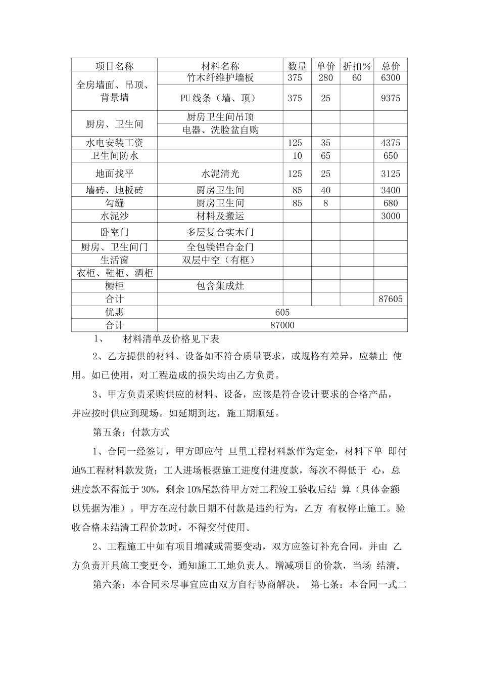 保利房屋装修合同书_第2页