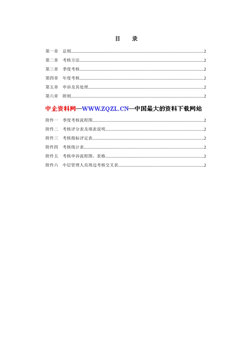 ZZ员工考核管理办法（DOC40页_第2页