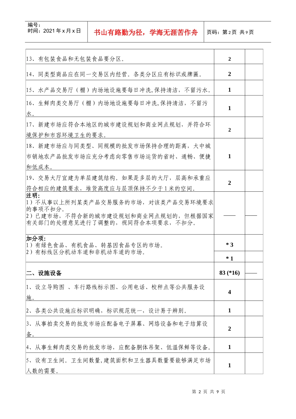 《农产品批发市场管理技术规范》实施细则_第2页