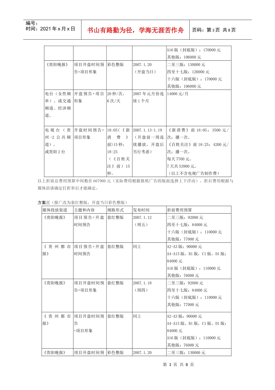 卧龙山庄开盘策划方案_第3页