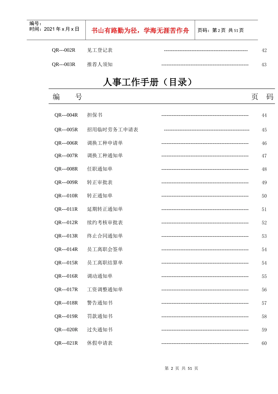 物业管理（深圳有限公司人事手册_第3页