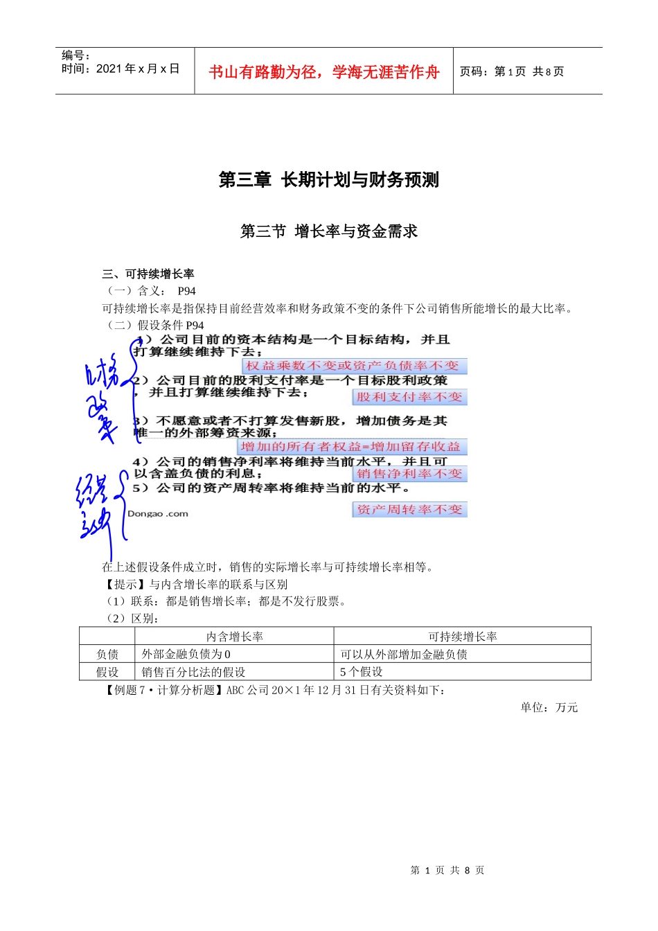 [东奥][闫华红]财务成本管理基础班讲义5_第1页