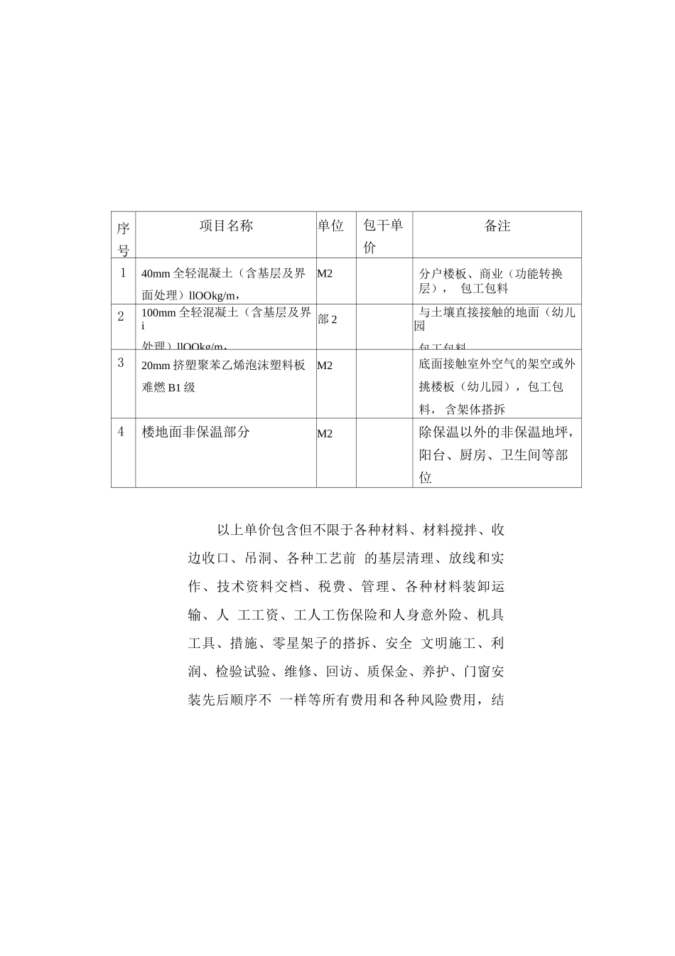 地坪保温专业分包合同_第3页