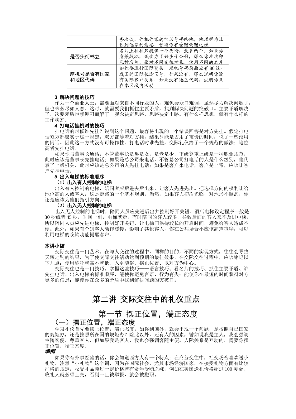《商务礼仪交际礼仪与交往艺术》培训课程_第3页