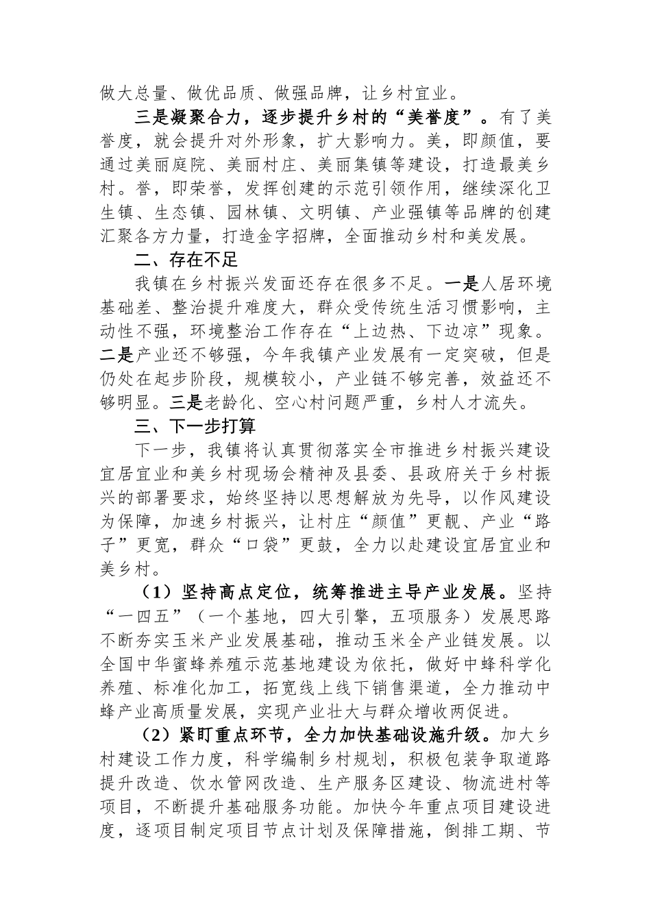 推进乡村振兴建设宜居宜业和美乡村研讨会发言_第2页