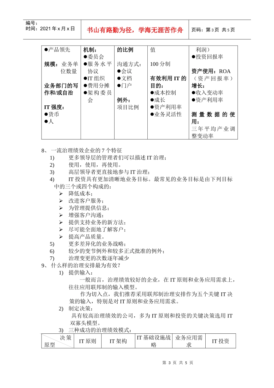 《IT治理－一流绩效企业的IT治理之道》读书笔记7)1)_第3页