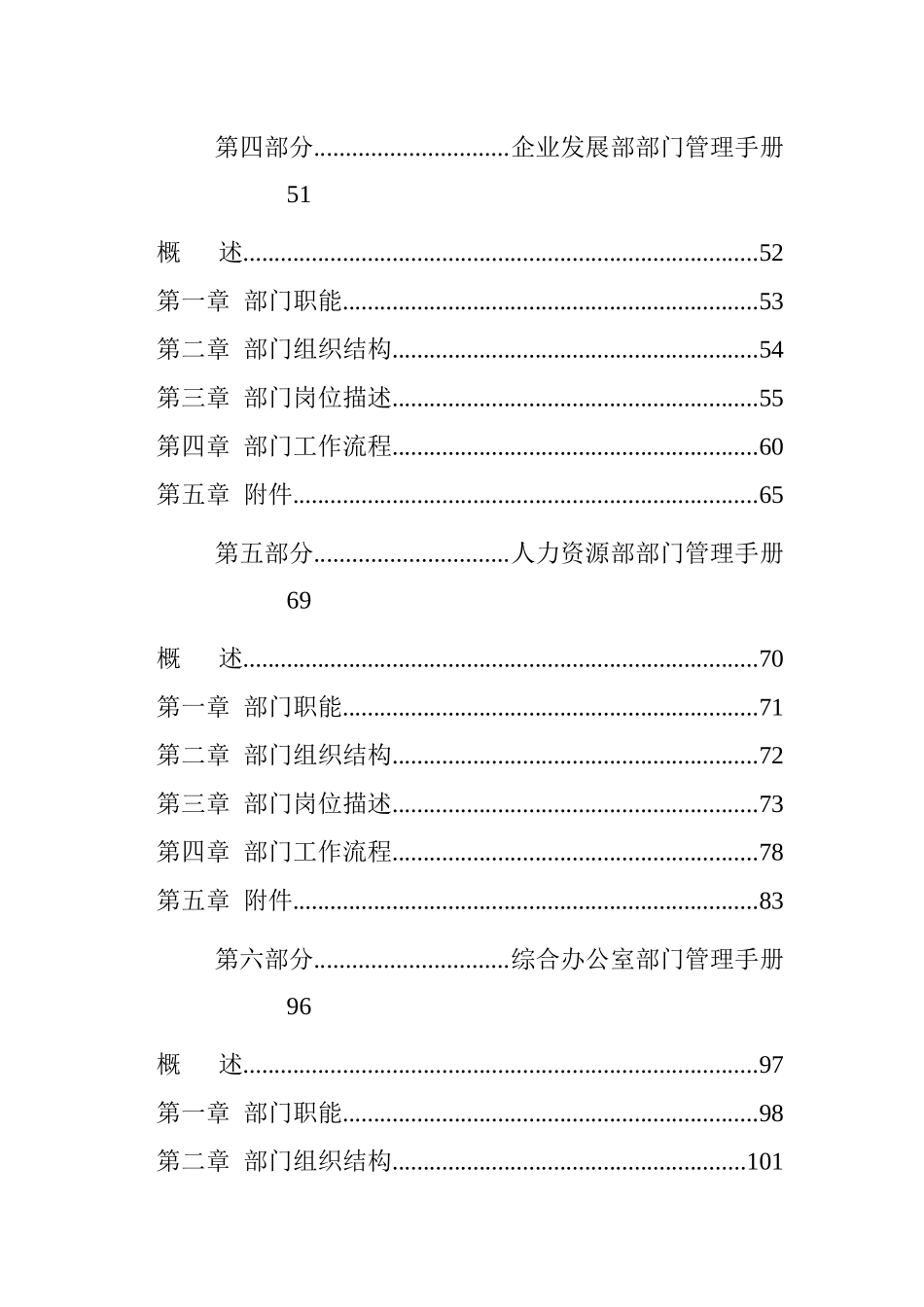 科技有限公司部门管理手册（DOC276页_第2页