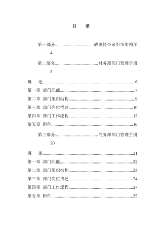 科技有限公司部门管理手册（DOC276页