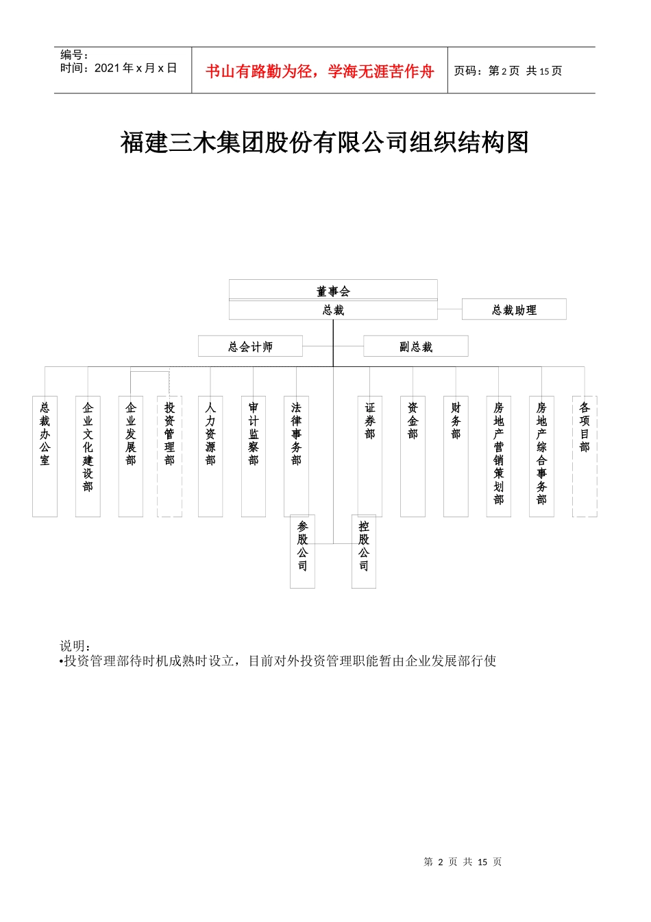 集团股份有限公司咨询项目总部部门职责_第3页