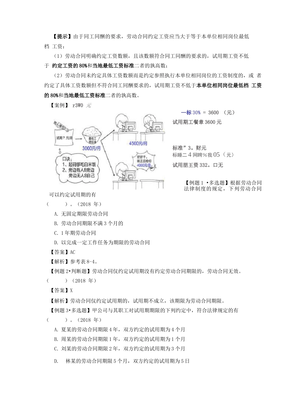 劳动合同的约定条款_第2页