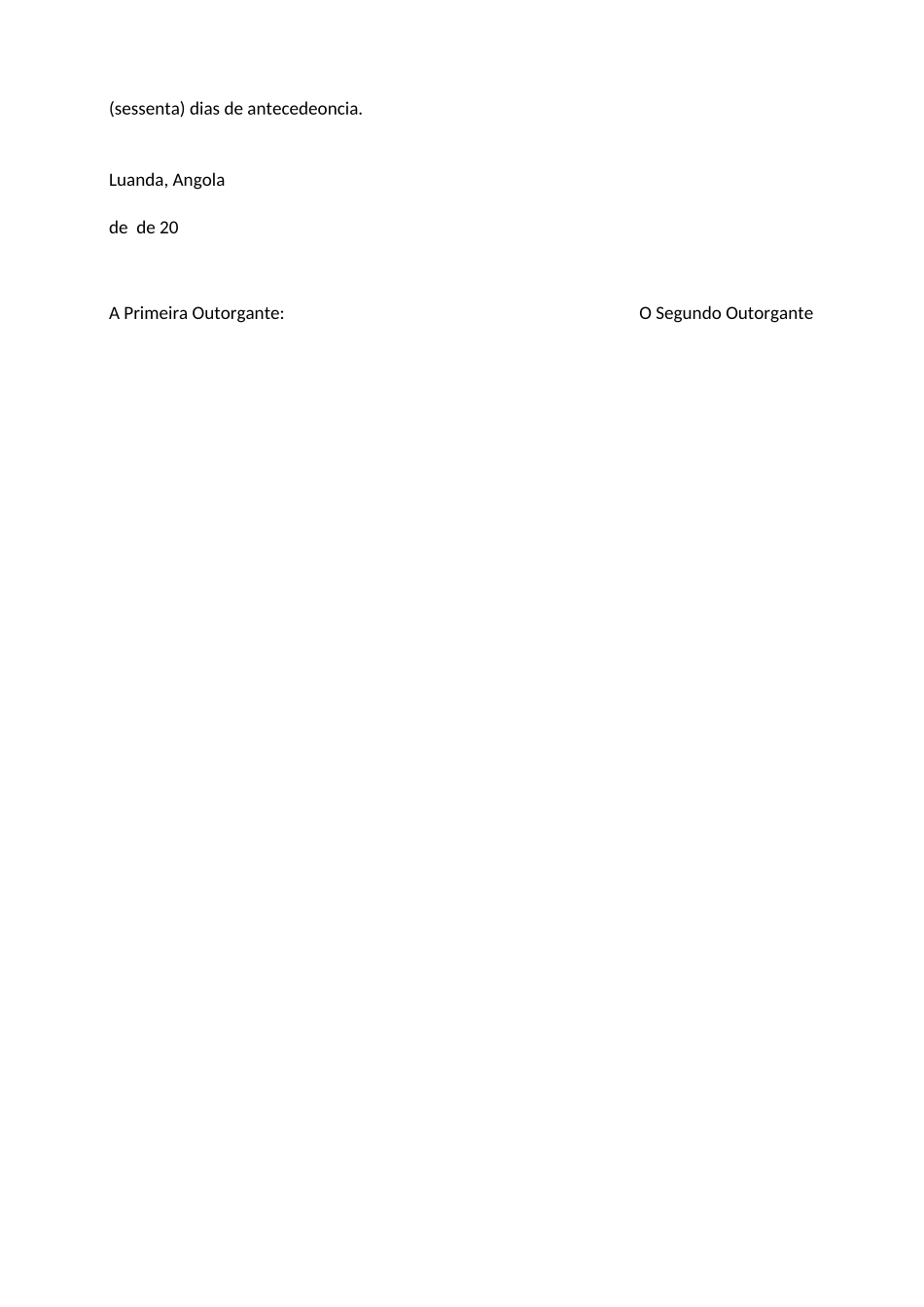 葡萄牙语劳务合同模板_第2页