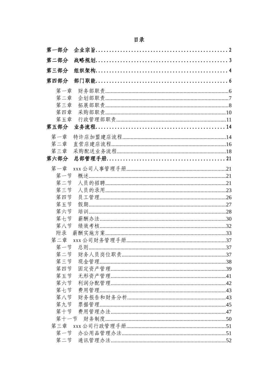 XX农化产品营销有限公司总部工作手册_第2页