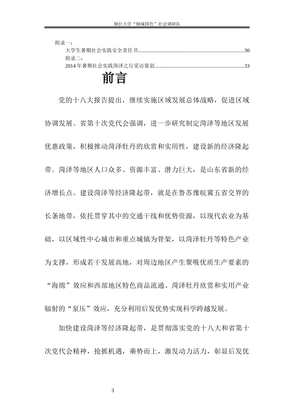 XXXX烟台大学”倾城国色“调研队策划书_第3页