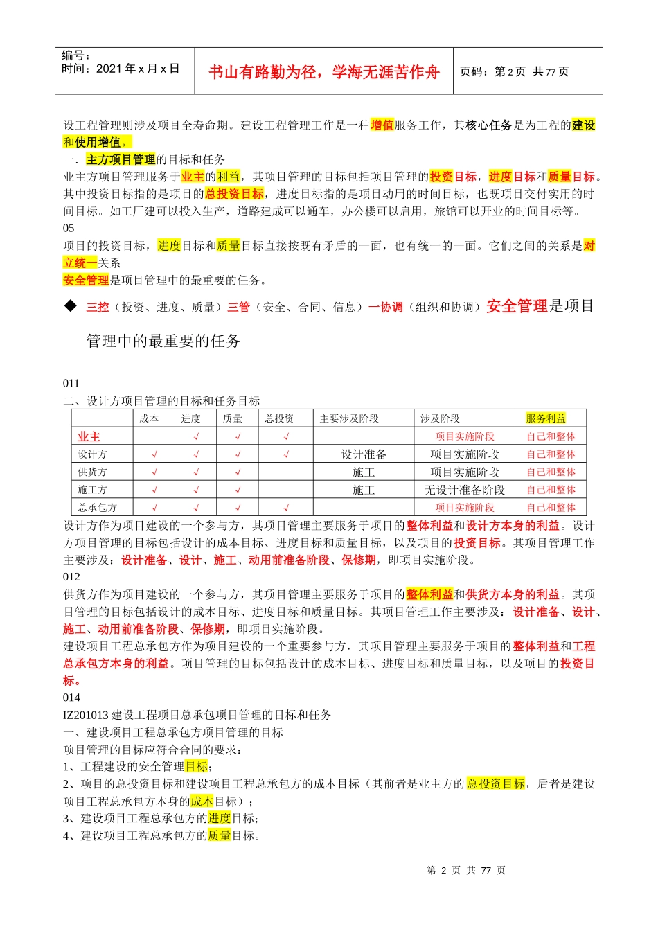 XXXX项目管理肖国祥_第2页