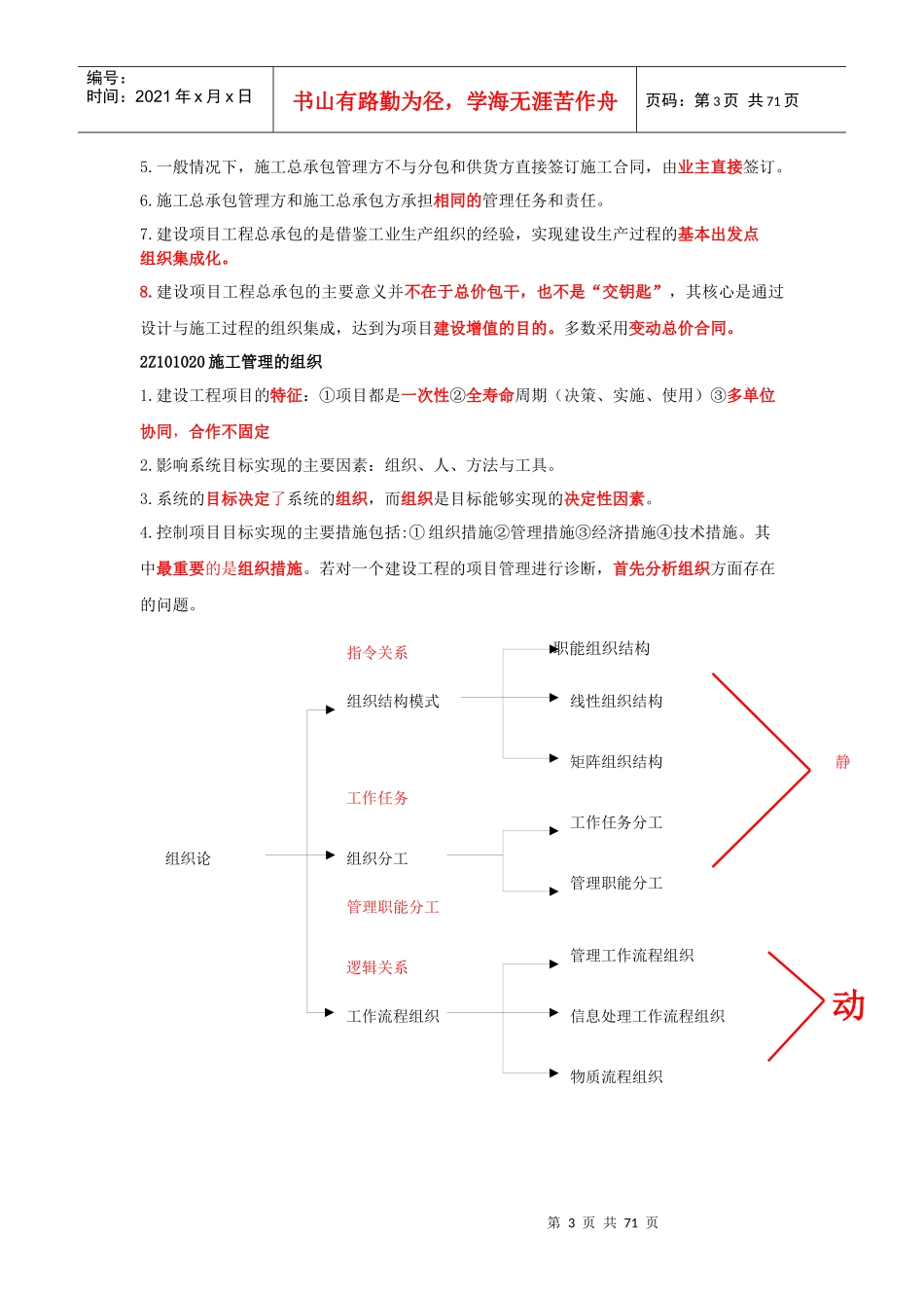 XXXX施工管理(第四版)重点笔记总结_第3页