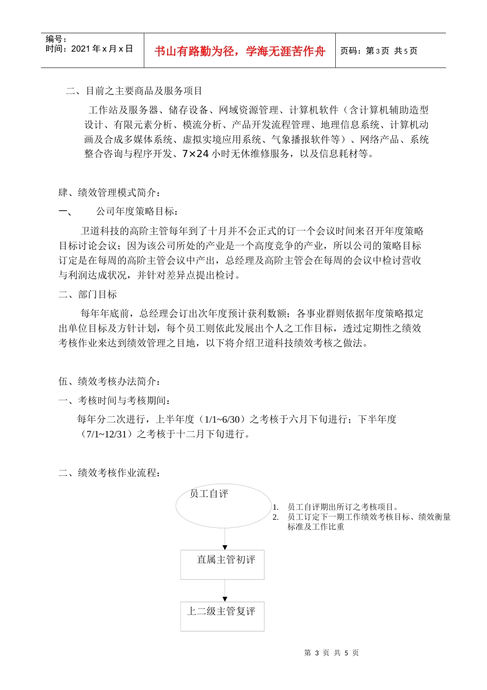 XXX股份有限公司绩效管理报告(1)_第3页