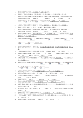 调制信道对信号的干扰分为乘性干扰和加性干扰两种测试题