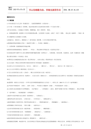 XXXX电大演讲与口才资料(完整)2