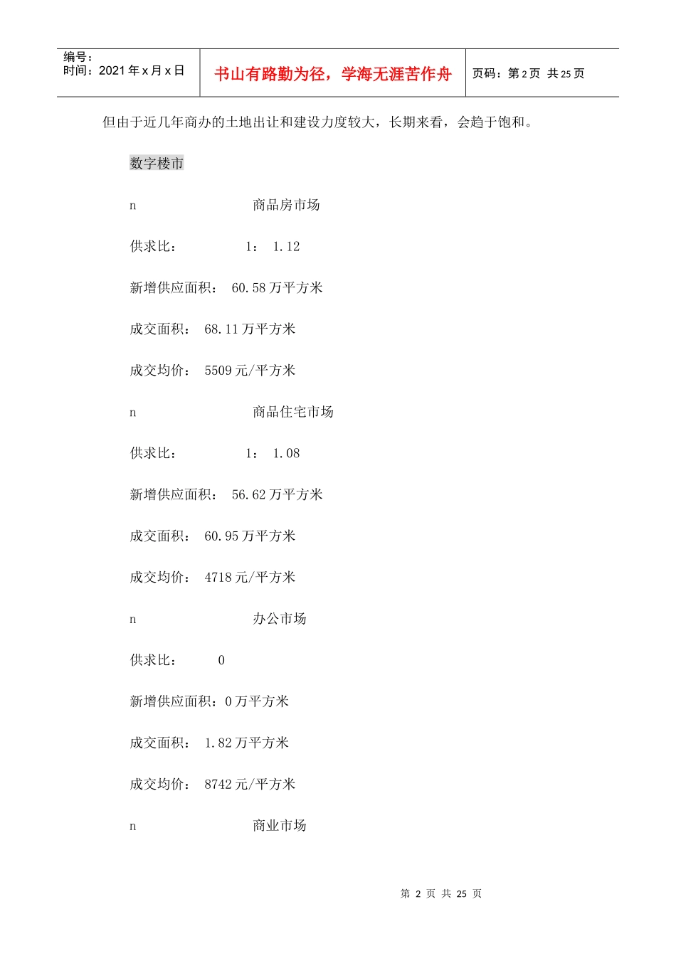 XXXX年3月贵阳房地产市场分析报告19P_第2页