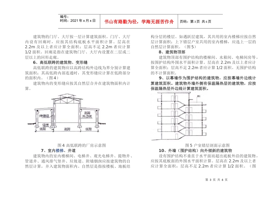 XXXX年《建筑工程建筑面积计算规范》_第3页