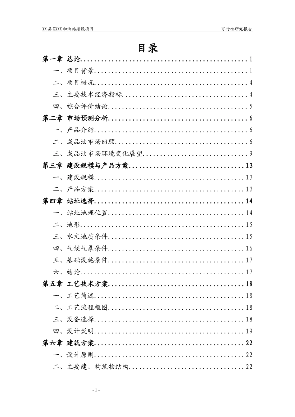 XX加油站可行性研究报告_第2页