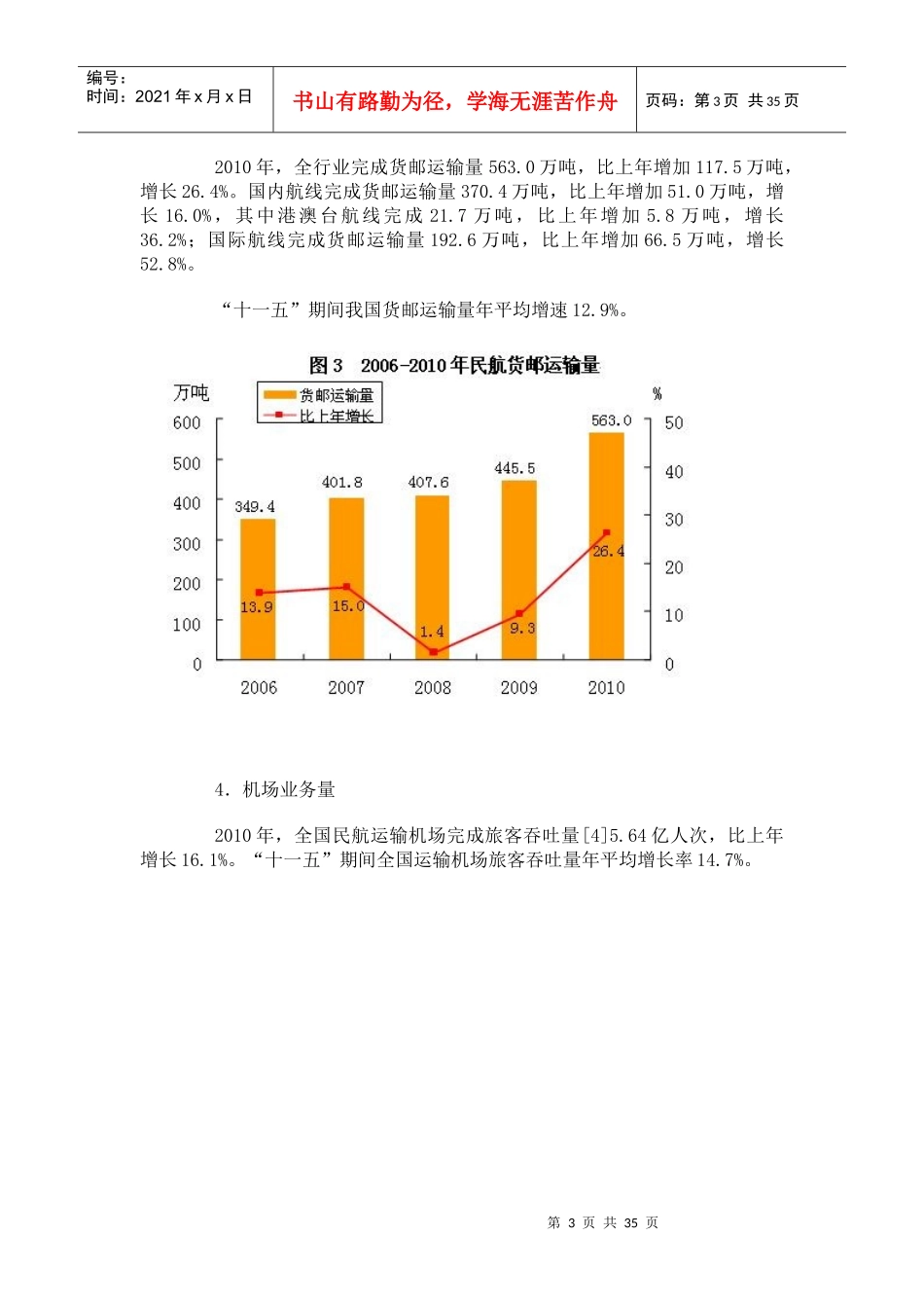XXXX年民航行业发展统计公报16403077_第3页
