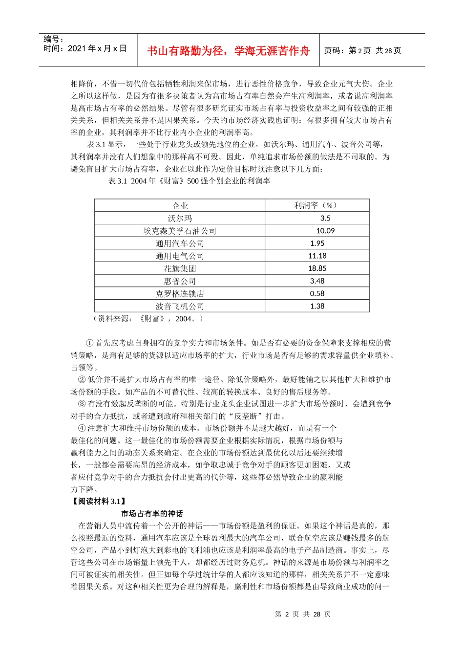 XXXX0313定价策略素材_第2页