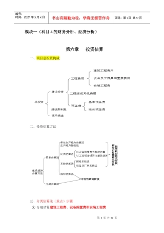 XXXX注册咨询工程师《现代咨询方法与实务》讲义