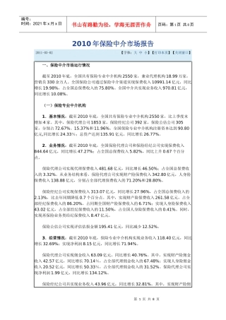 XXXX中介发展报告
