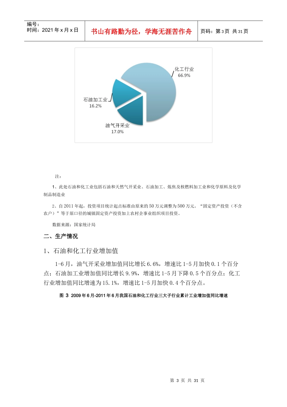 XXXX年1-6月我国石油和化工行业运行分析_第3页